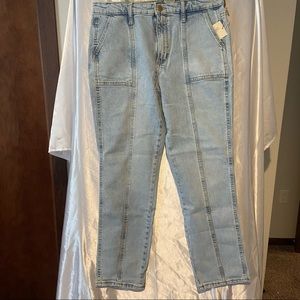 High Rise Straight Jeans
